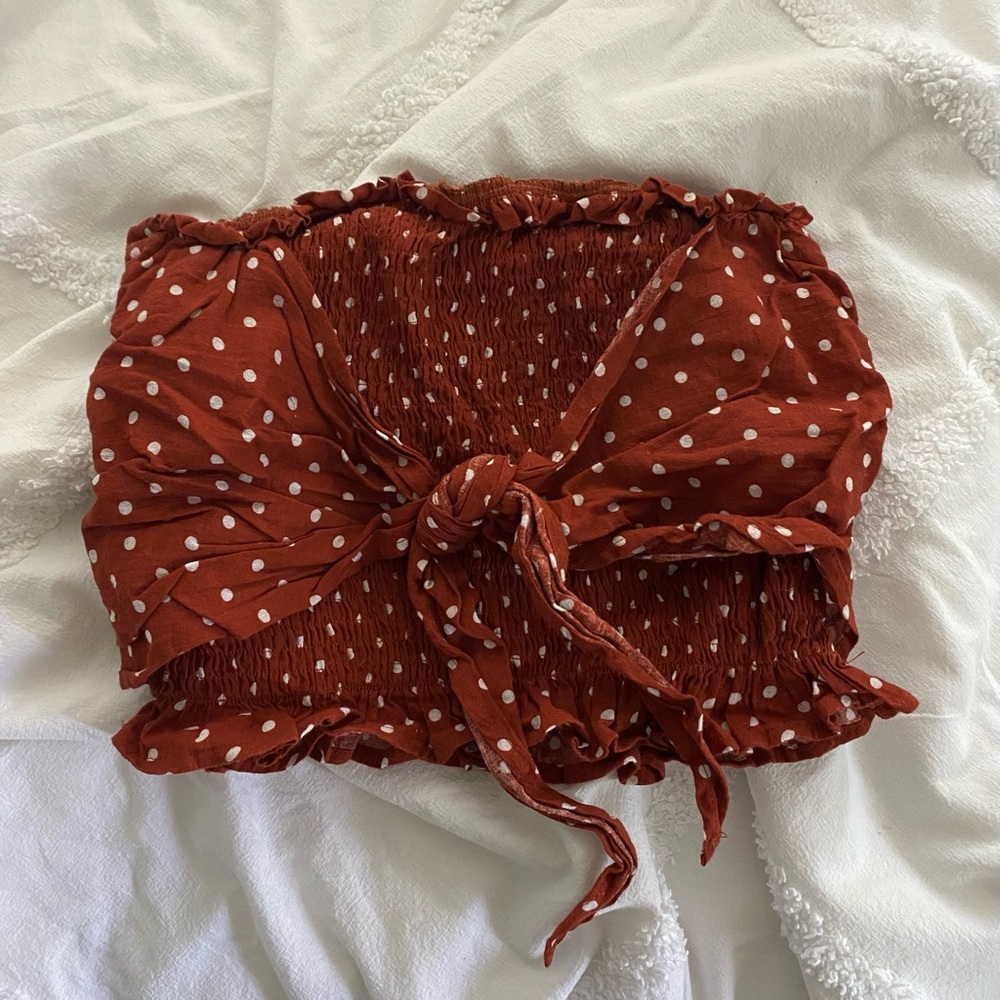 L.A. Hearts Tie Tube Top